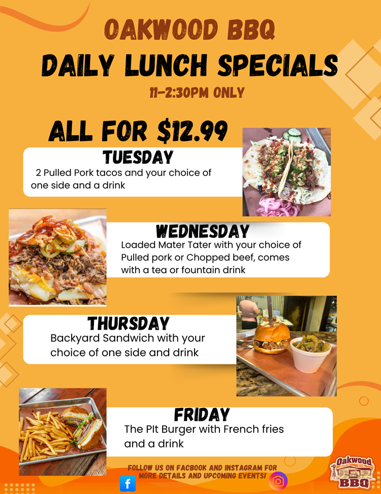 Weekly Specials